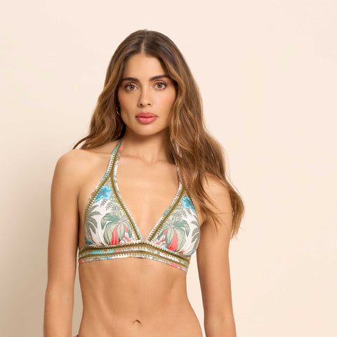 BOTANICAL MAGIC HALTER TOP