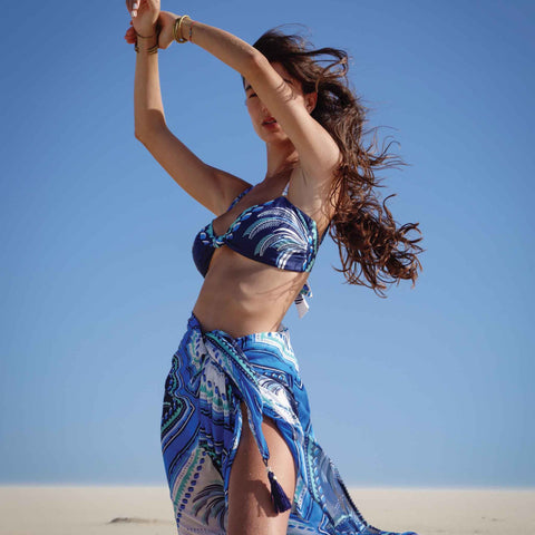 VIBRANT TILES SARONG COVER UP