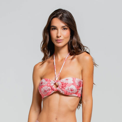 POPPY WHISPER BANDEAU BRA TOP
