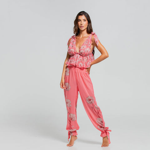 POPPY WHISPER BALLOON BEACH PANT