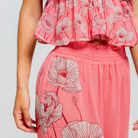 POPPY WHISPER BALLOON BEACH PANT