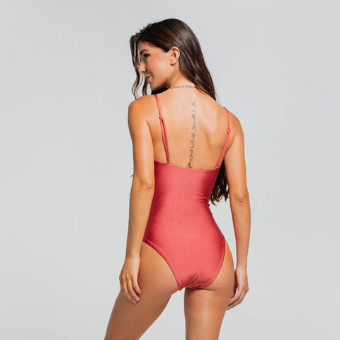 VIBRANT SOUL OTS CUT OUT BANDEAU ONE PIECE MOD
