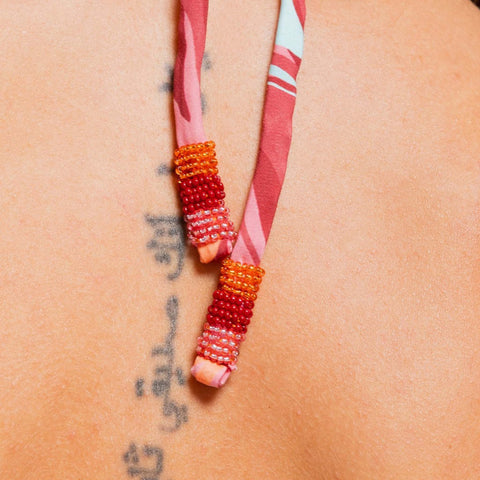 RAINFOREST RADIANCE REVERSIBLE TRIANGLE BRA TOP