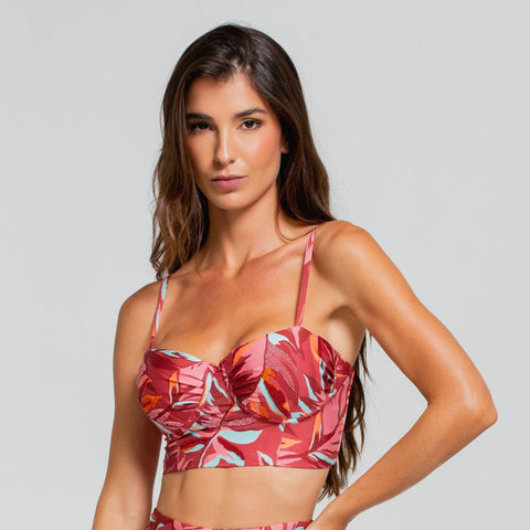 RAINFOREST RADIANCE UNDERWIRE BUSTIER TOP