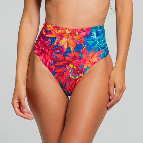 SUNSET FIESTA DAHLIA HIGH WAISTED BOTTOM MODERATE
