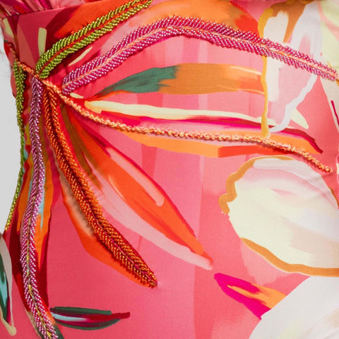 LOVE IN BLOOM HALTER PLUNGE ONE PIECE