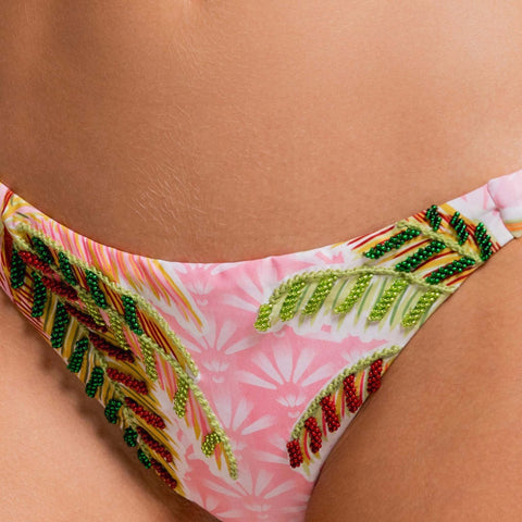 SUNLIT PALMS TIE SIDE BOTTOM LATIN FIT