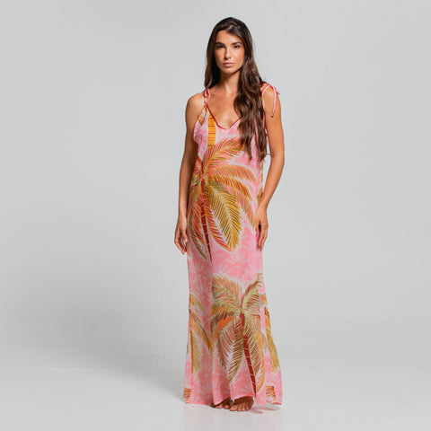 SUNLIT PALMS TANK MAXI DRESS