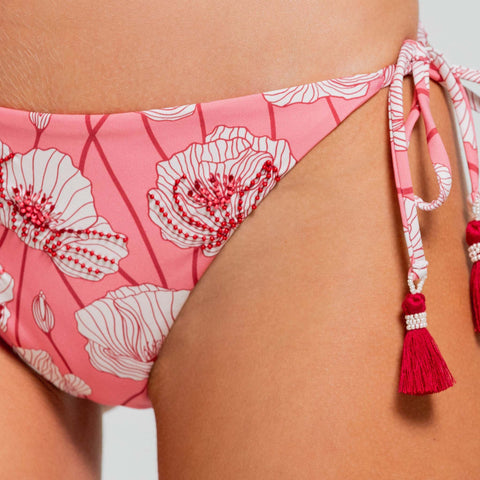 POPPY WHISPER TIE SIDE BOTTOM CHEEKY FIT