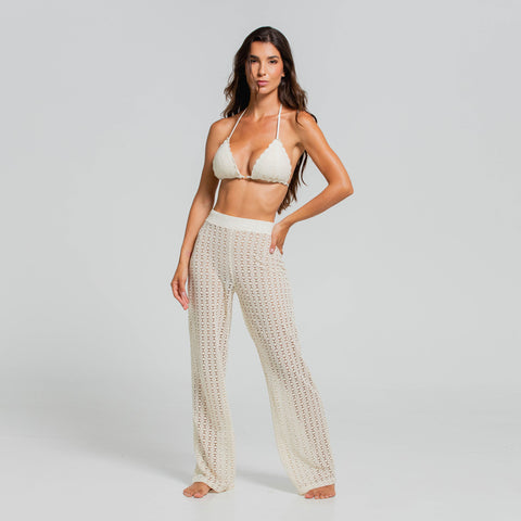 ETHEREAL NATURE CROCHET PANT COVER UP
