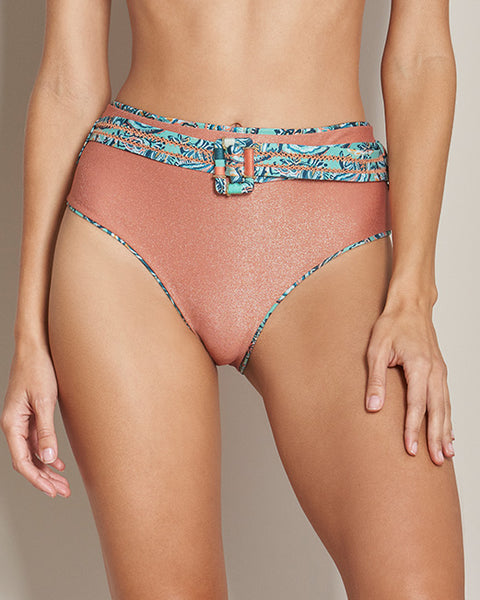 ECLECTIC VIBES PAISLEY REVERSIBLE HIGH WAIST BOTTOM