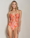 EXOTIC ELEGANCE STRAPPY ONE PIECE